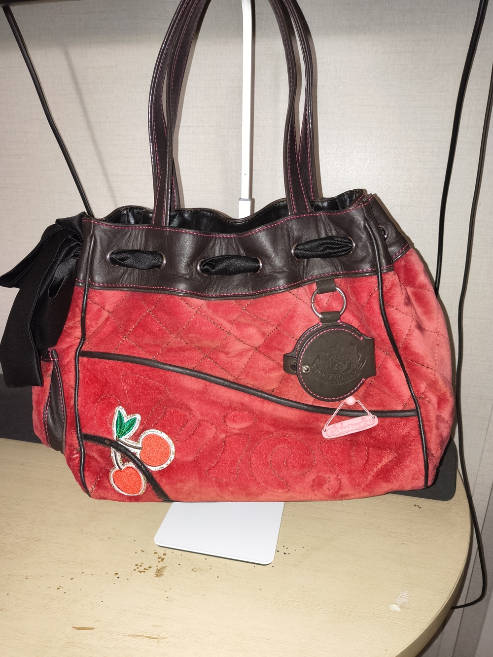 Juicy Couture Custom Daydreamer Bag with Cherry Accent